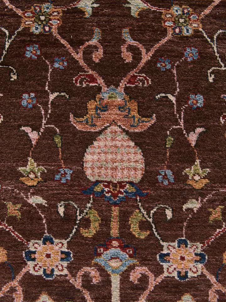 4' 11 x 6' 5 Hand Knotted Modern Ziegler Rug