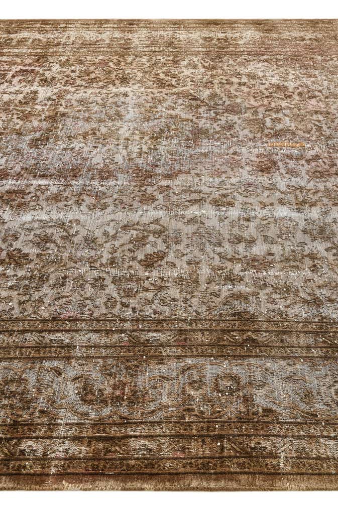 9' 6 x 12' 3 Hand Knotted Ultra Vintage Persian Wool Rug