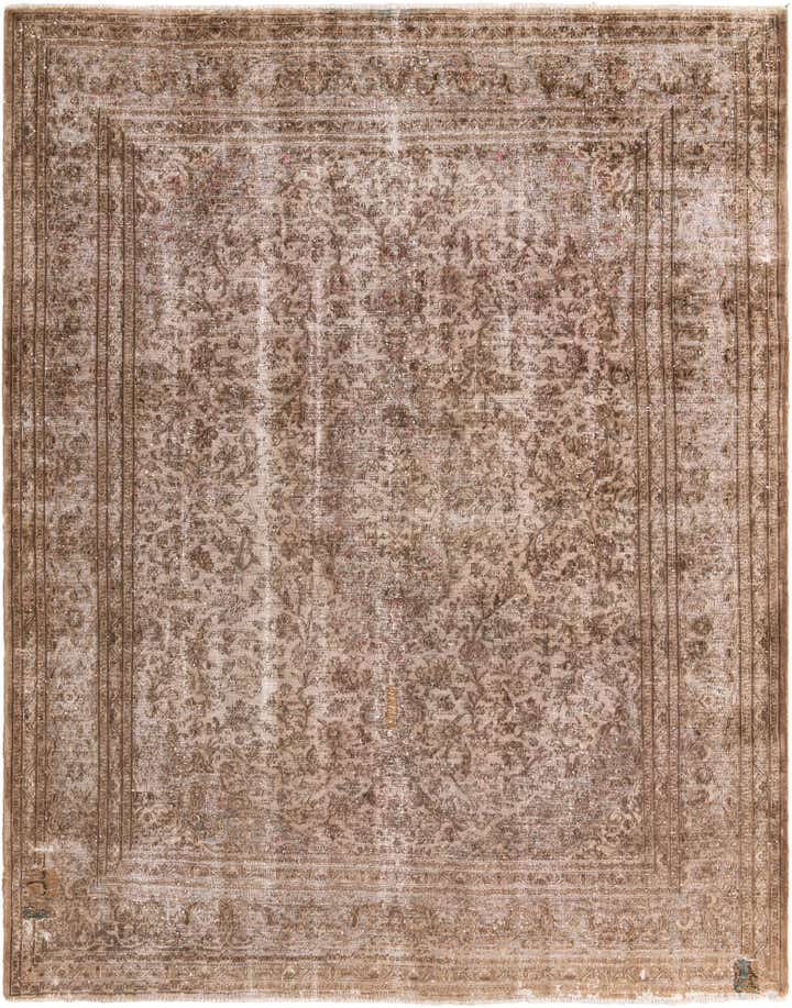 9' 6 x 12' 3 Hand Knotted Ultra Vintage Persian Wool Rug