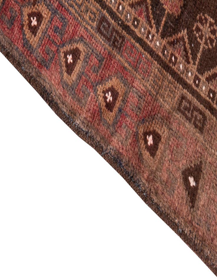 Detail image of 3' 5 x 6' 4  Hand Knotted Ultra Vintage Persian Wool Rug