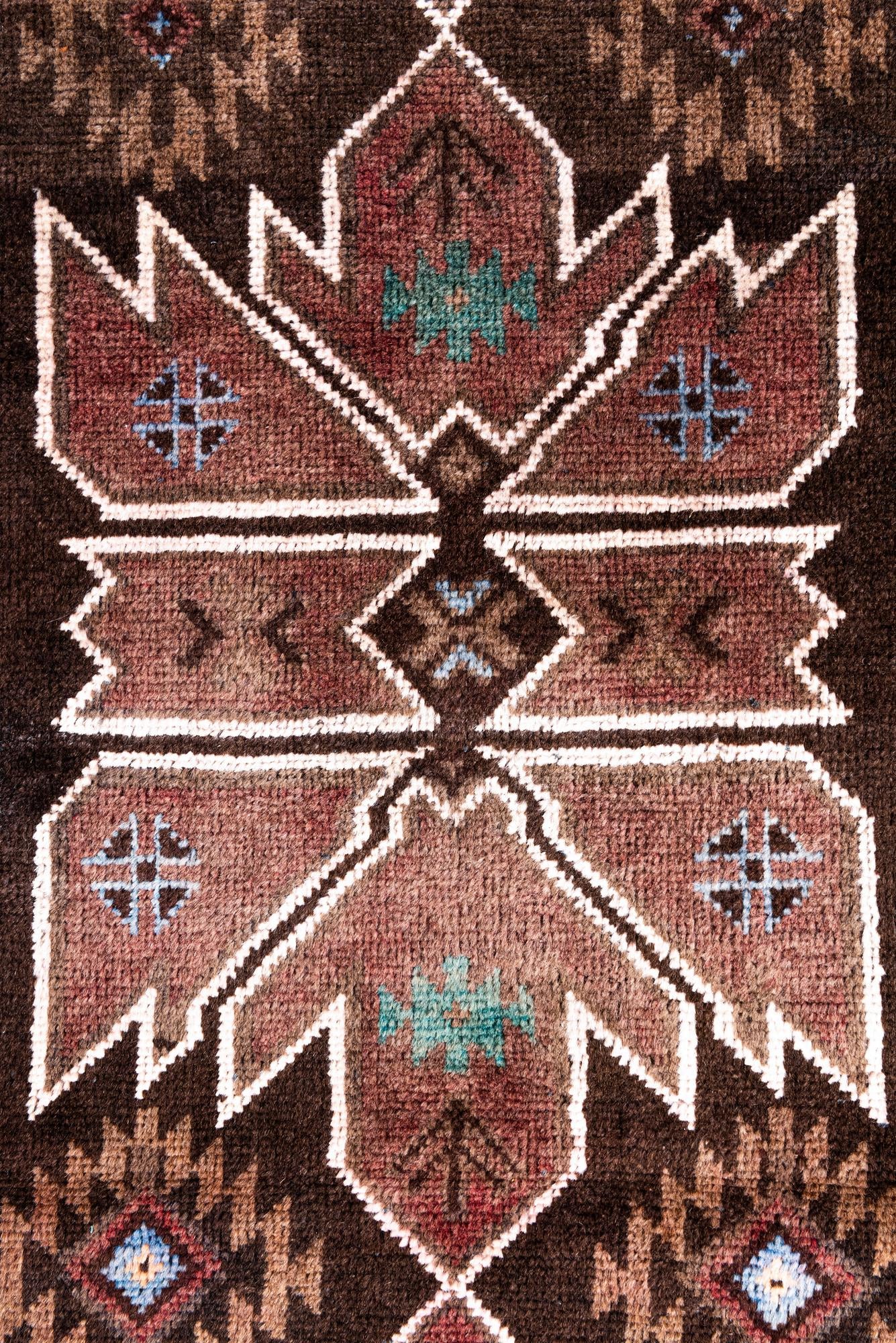 3' 5 x 6' 4 Hand Knotted Ultra Vintage Persian Wool Rug
