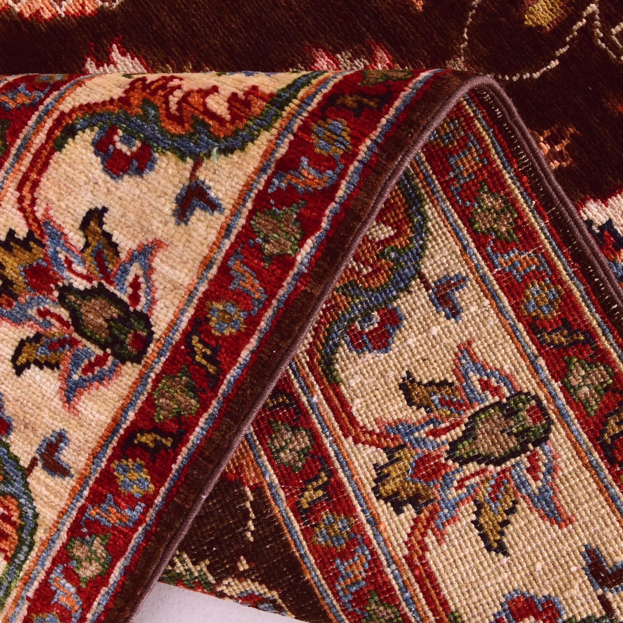 2' 9 x 10' 7 Hand Knotted Ariana Ziegler Runner Rug