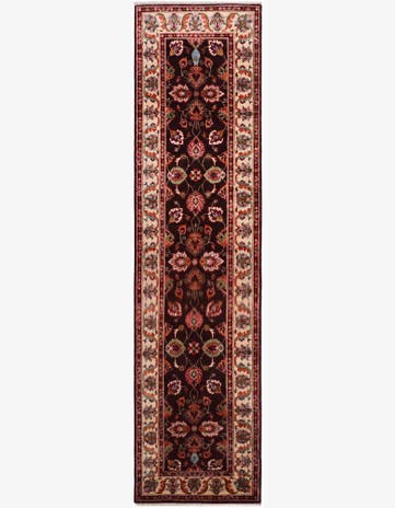 2' 8 x 10' 7 Hand Knotted Peshawar Ziegler Runner Rug