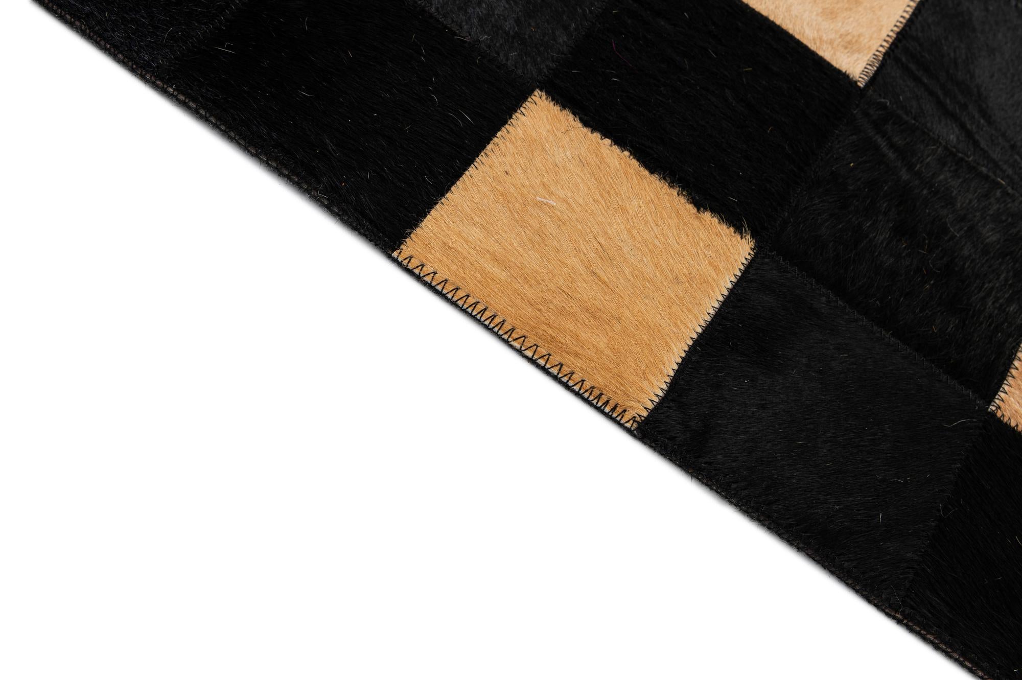 7' 11 x 9' 11 Cowhide - Patchwork Rug