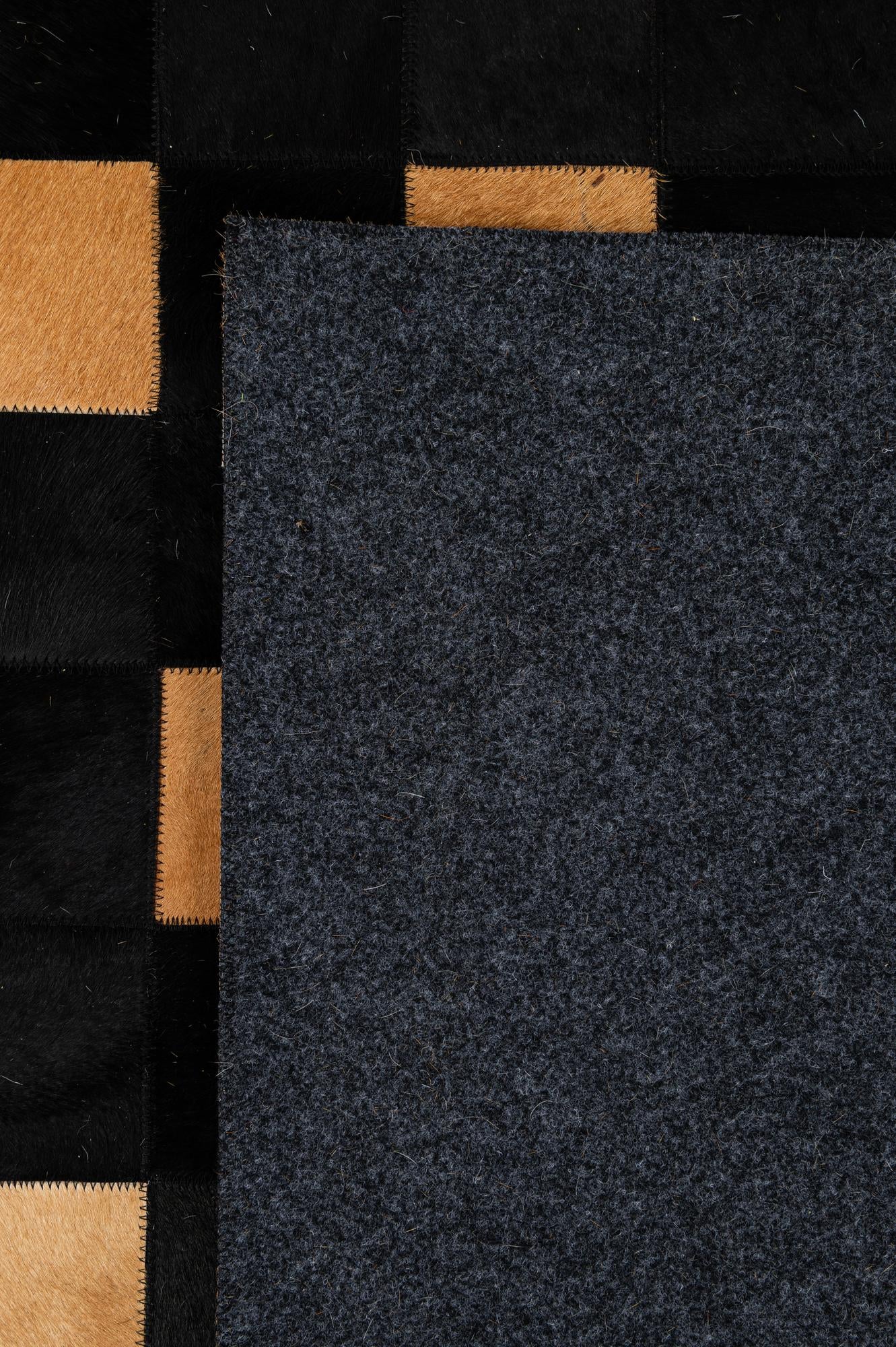 7' 11 x 9' 11 Cowhide - Patchwork Rug