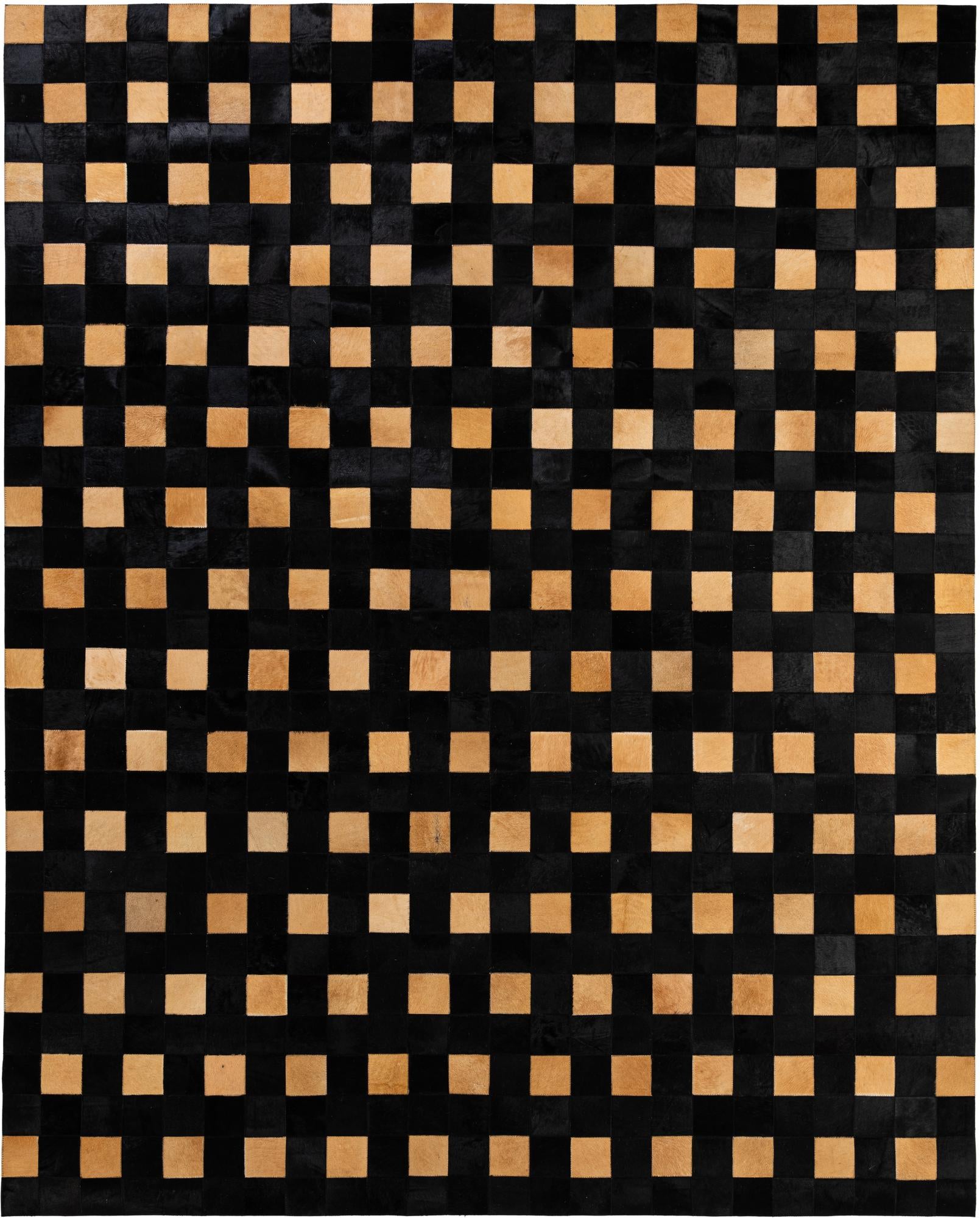 7' 11 x 9' 11 Cowhide - Patchwork Rug