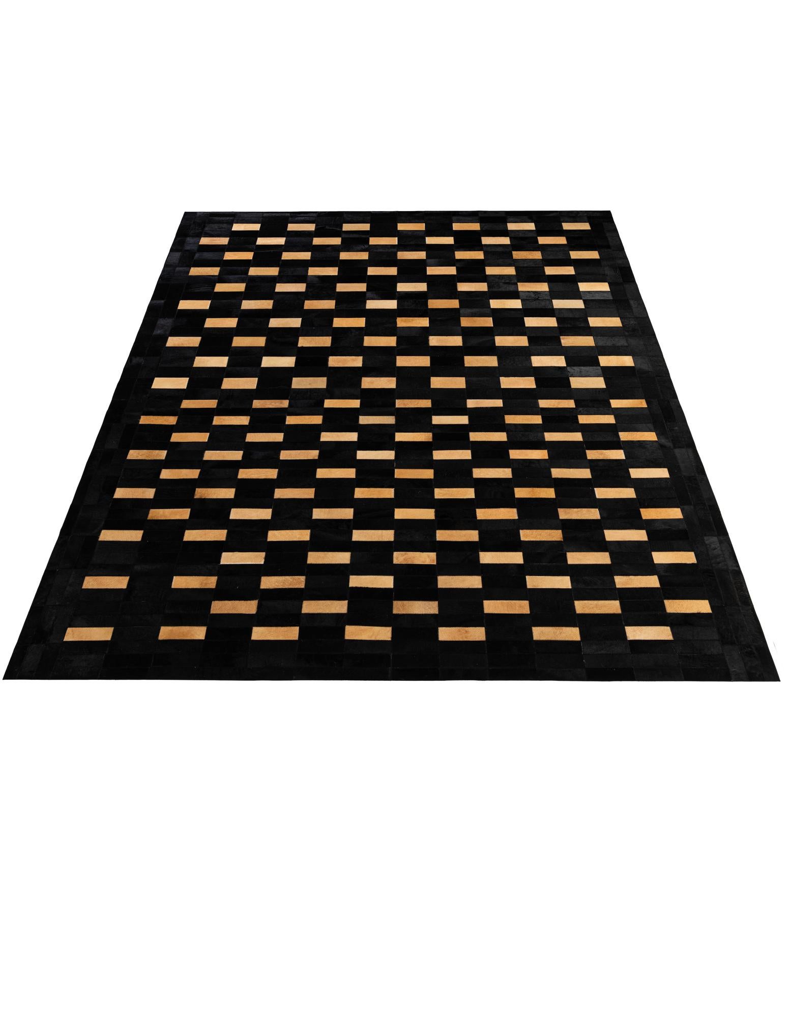 8' 2 x 10' Cowhide - Patchwork Rug