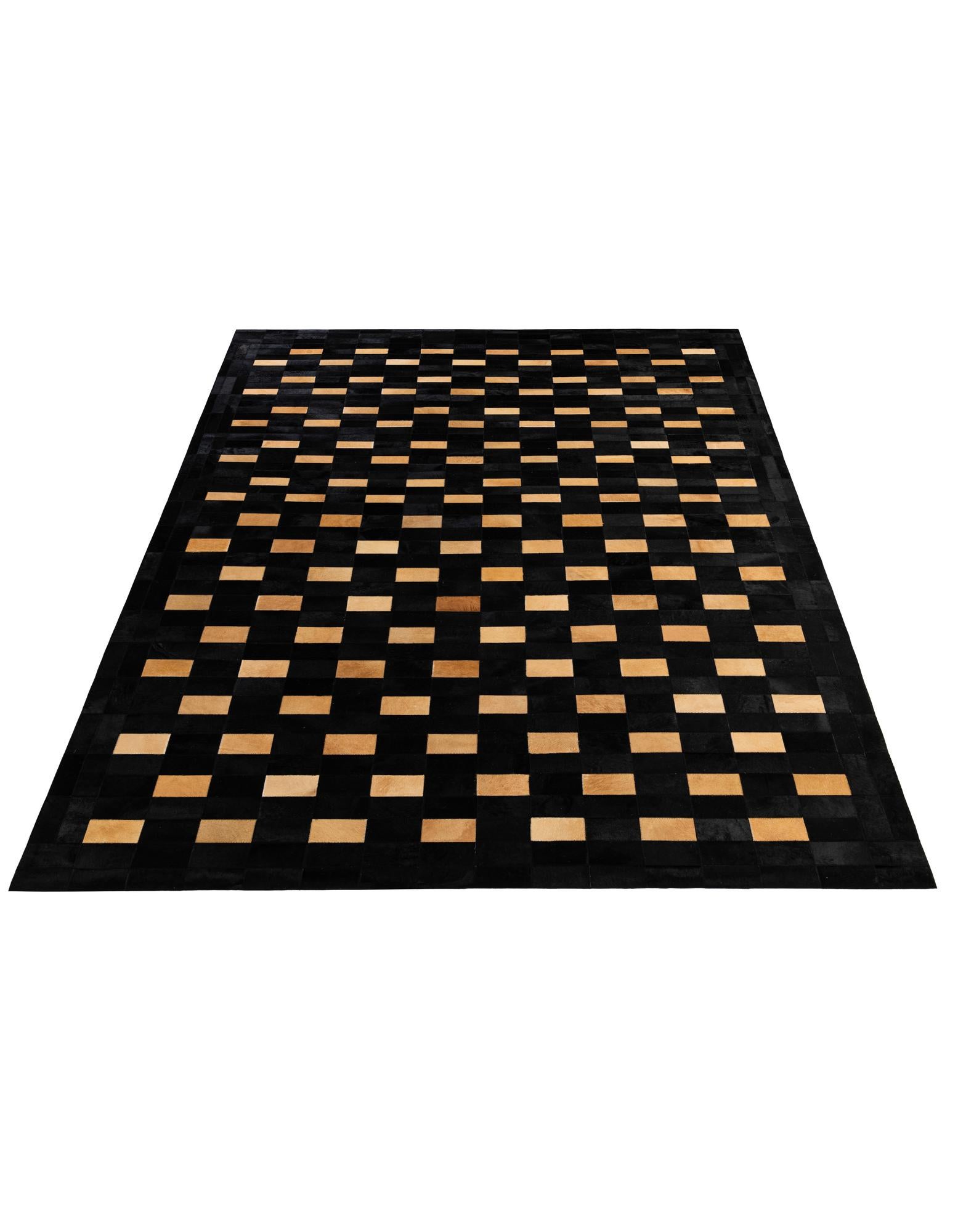 8' 1 x 10' Cowhide - Patchwork Rug