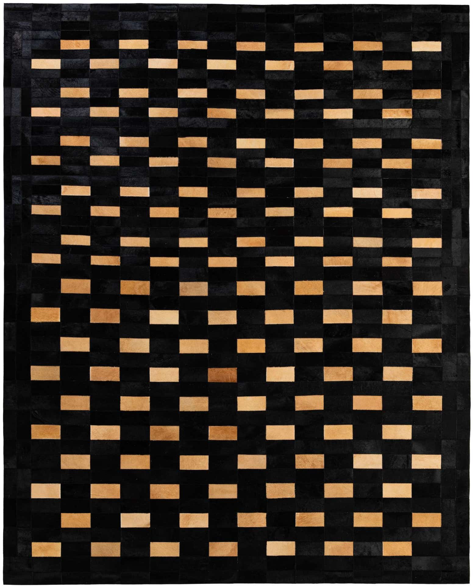 8' 1 x 10' Cowhide - Patchwork Rug