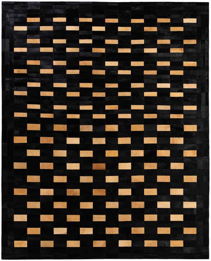 8' 1 x 10' Cowhide - Patchwork Rug