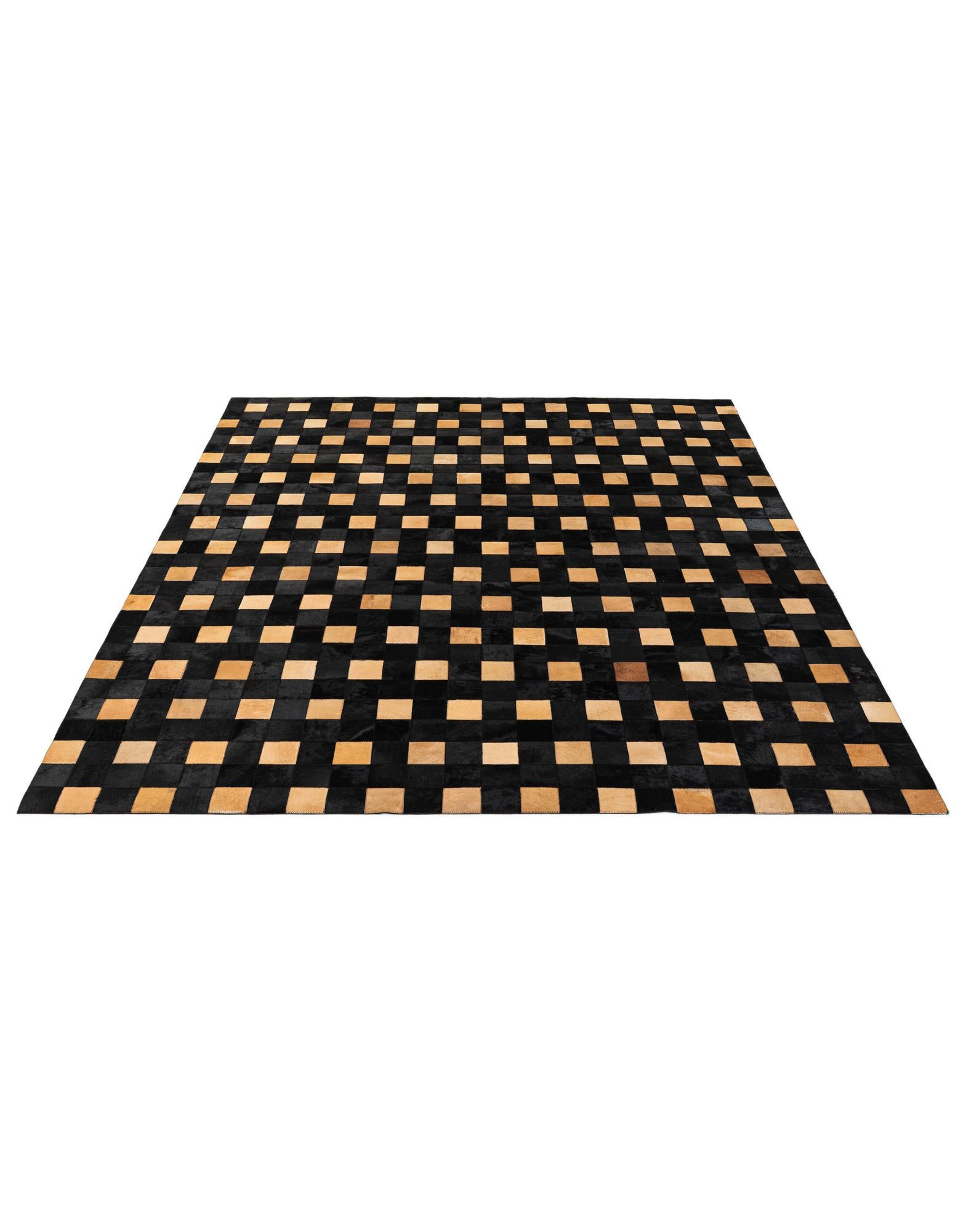 7' 11 x 9' 10 Cowhide - Patchwork Rug
