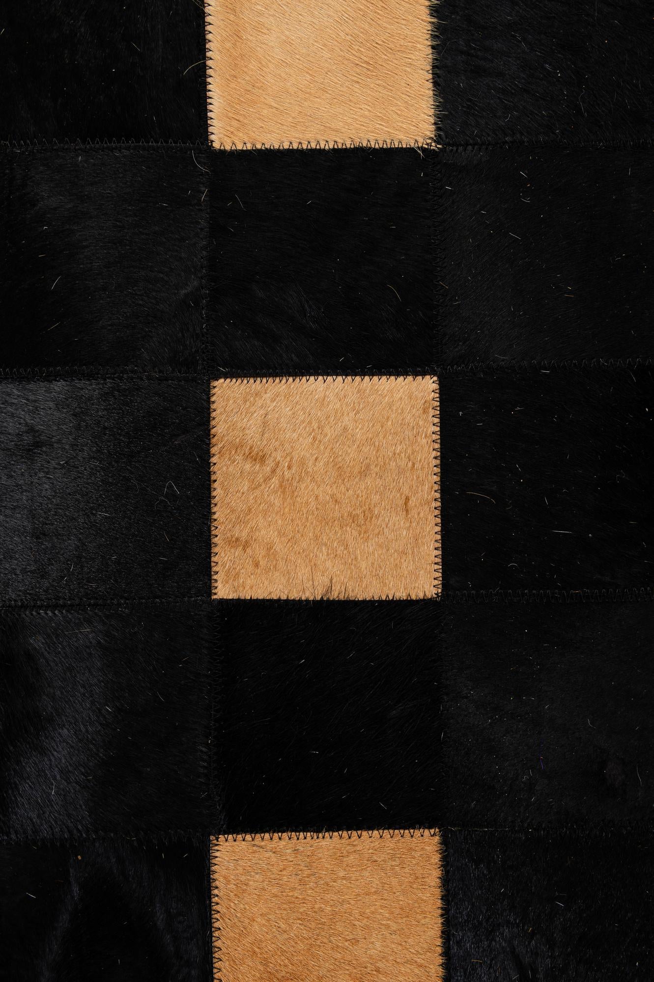 7' 11 x 9' 10 Cowhide - Patchwork Rug