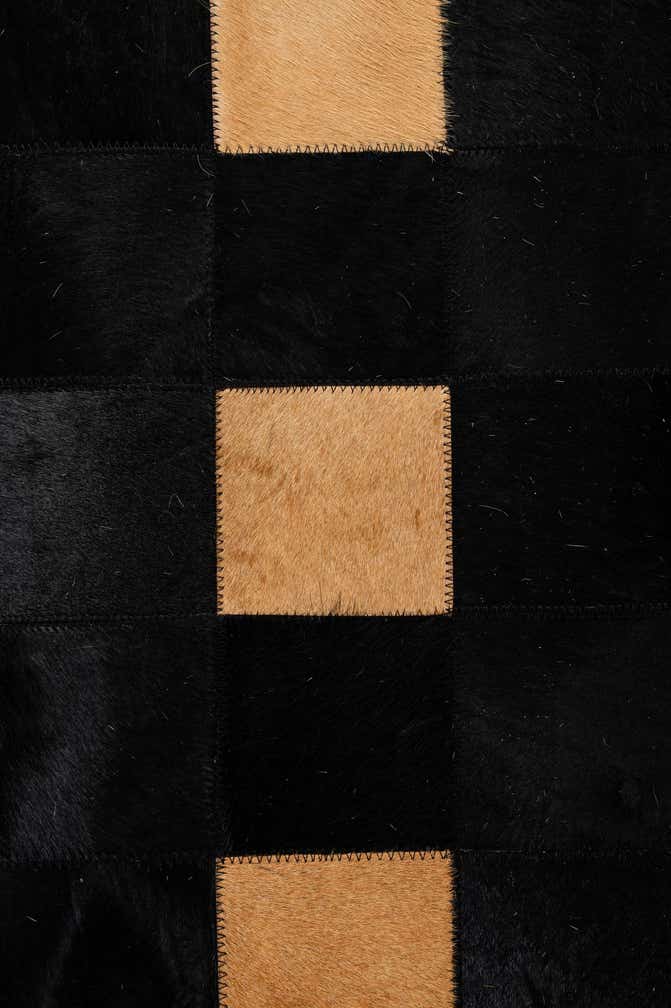 7' 11 x 9' 10 Cowhide - Patchwork Rug