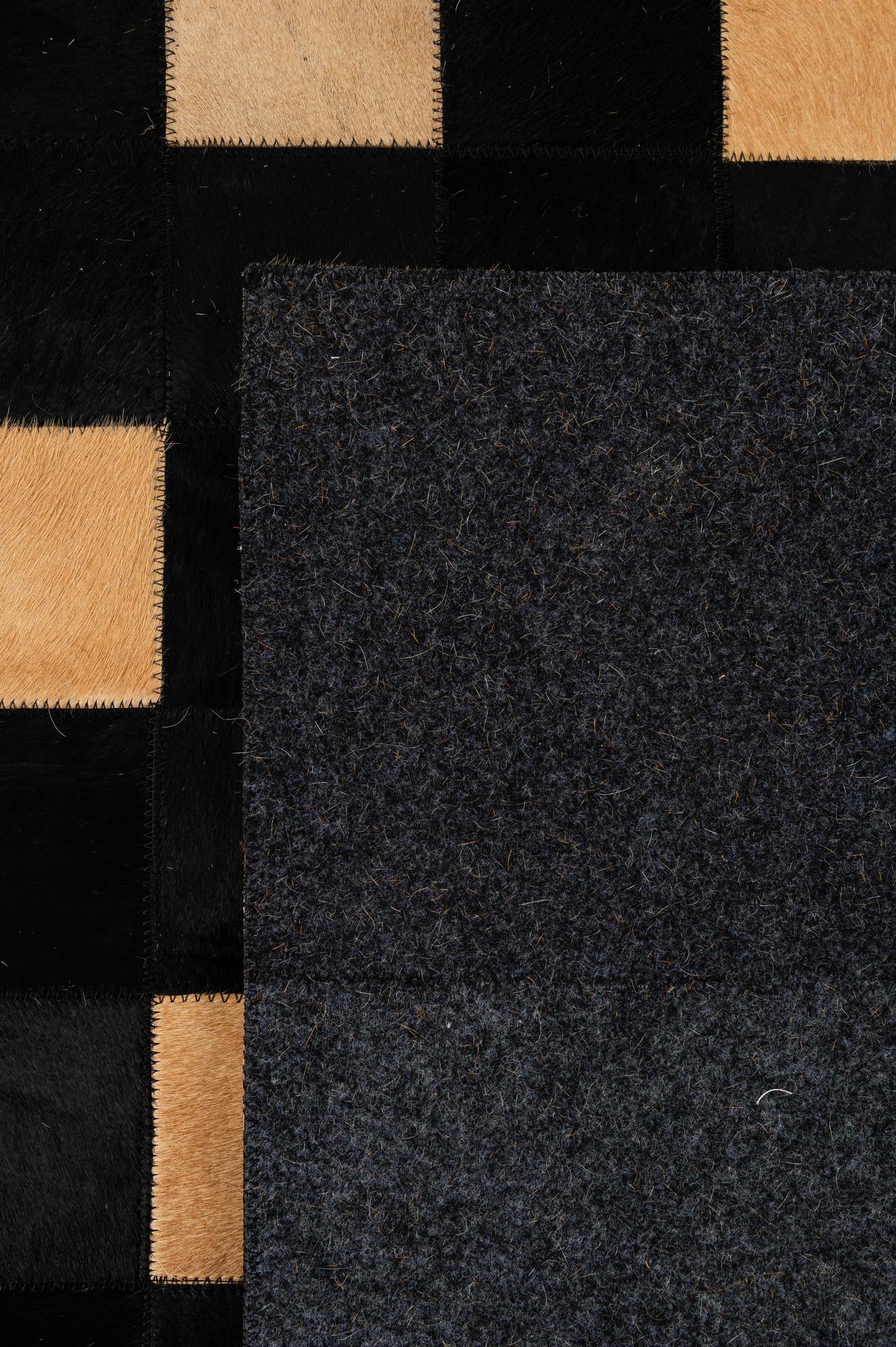 7' 11 x 9' 10 Cowhide - Patchwork Rug