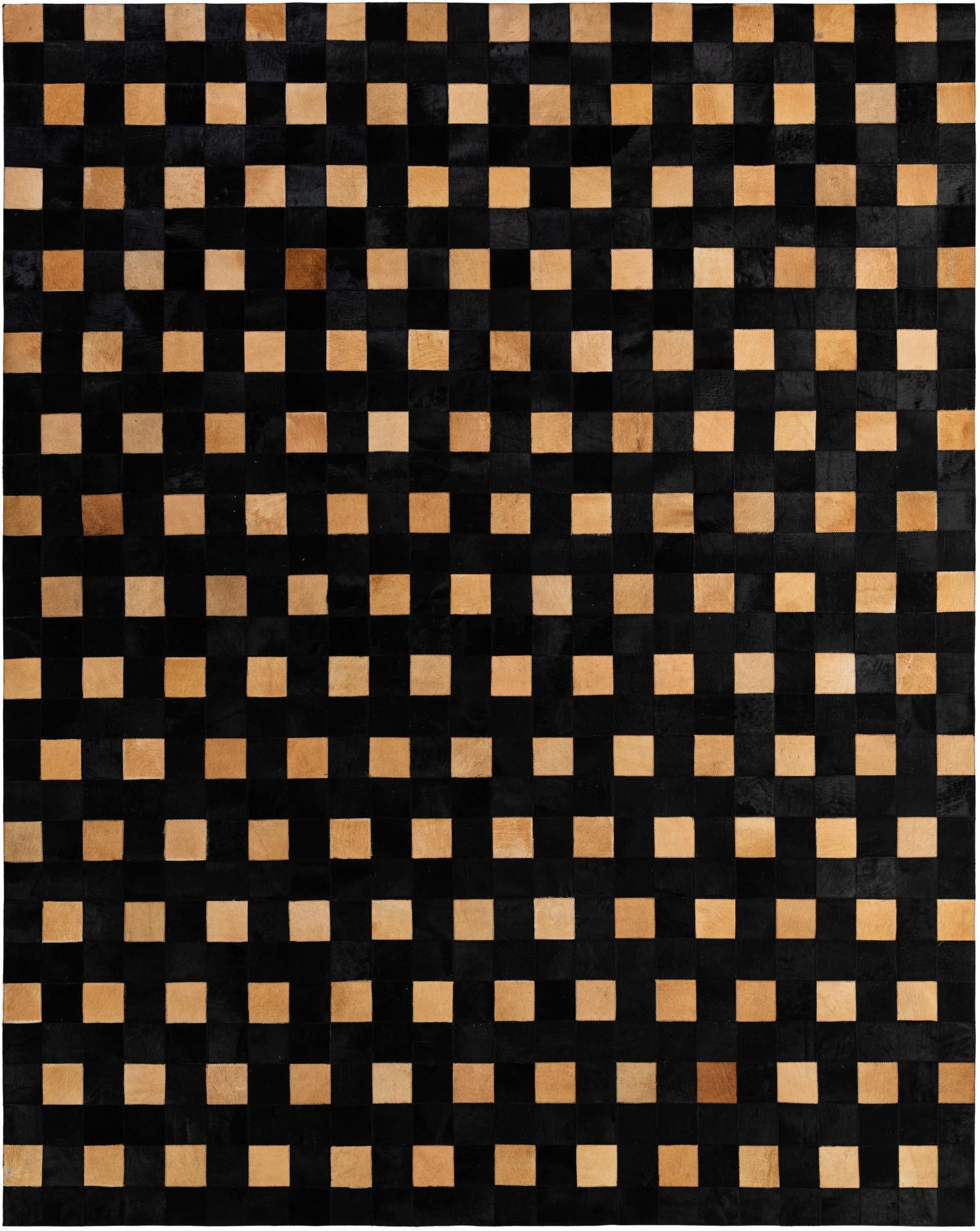 7' 11 x 9' 10 Cowhide - Patchwork Rug