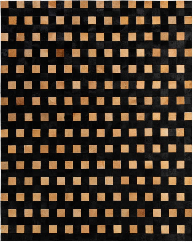 Detail image of 7' 11 x 9' 10 Cowhide - Patchwork Rug