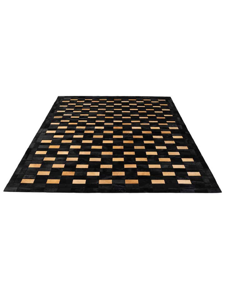 8' 1 x 10' Cowhide - Patchwork Rug