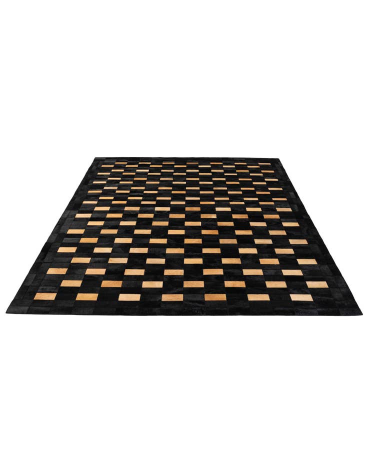 Detail image of 8' 1 x 10' Cowhide - Patchwork Rug