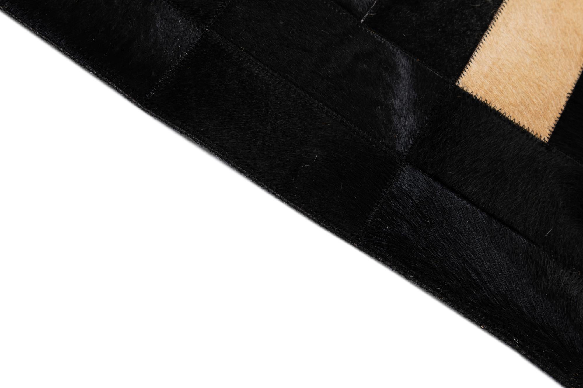 8' 1 x 10' Cowhide - Patchwork Rug