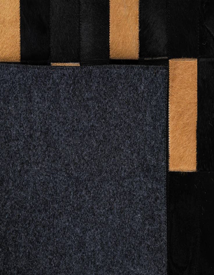 Detail image of 8' 1 x 10' Cowhide - Patchwork Rug