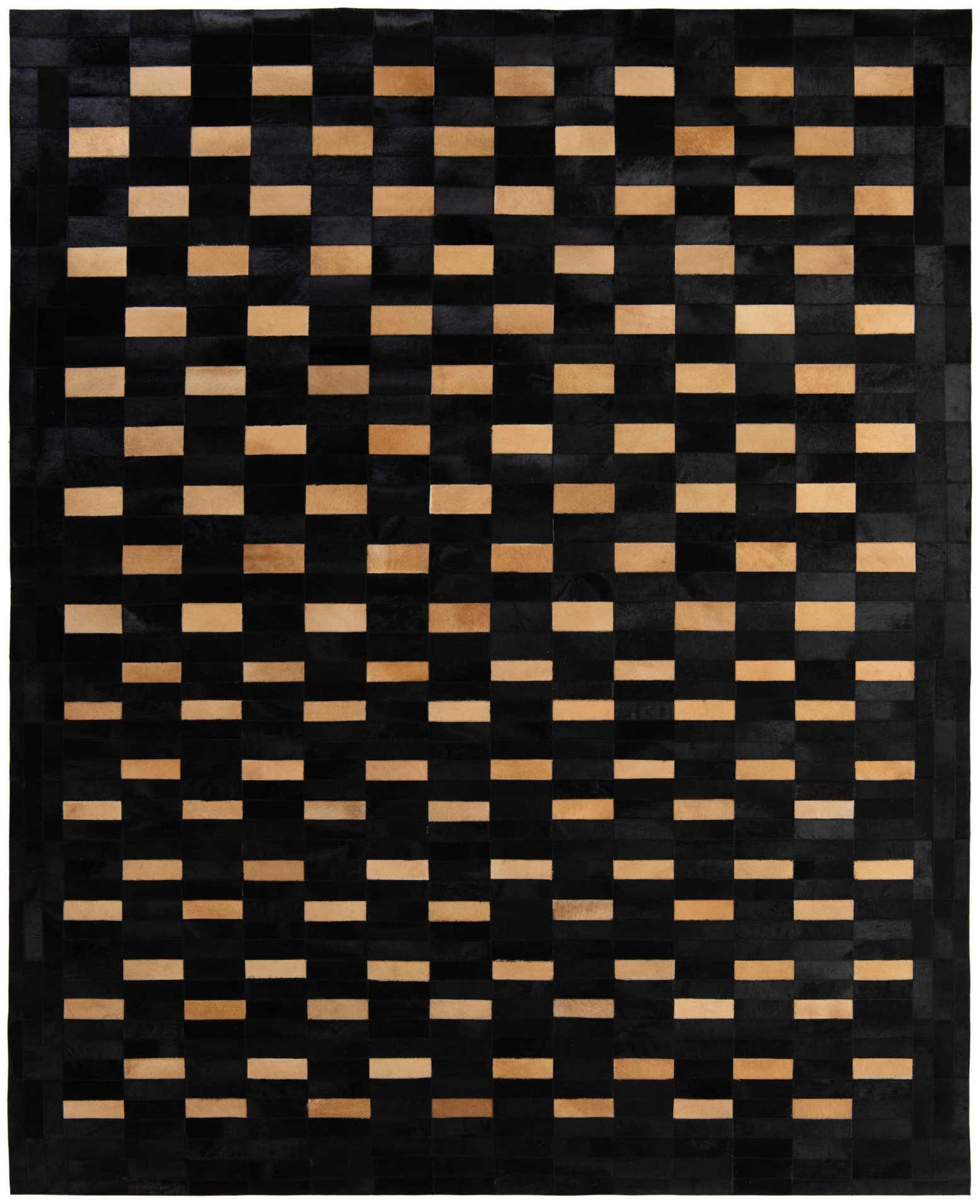 8' 1 x 10' Cowhide - Patchwork Rug