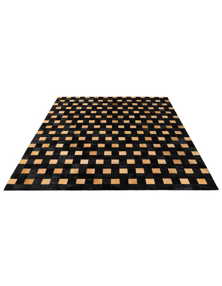 8' 1 x 9' 11 Cowhide - Patchwork Rug