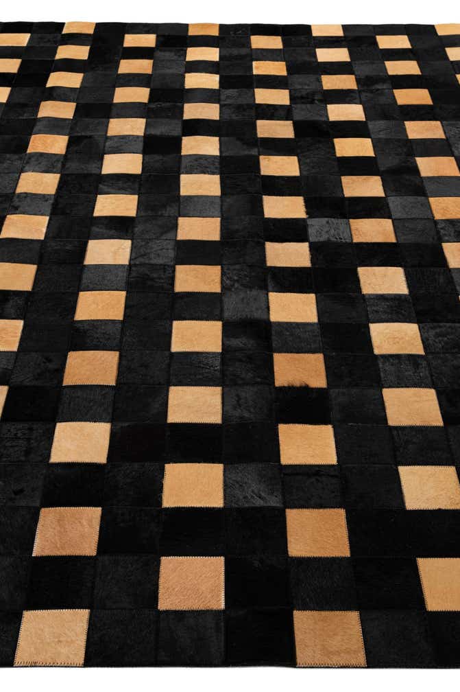 8' 1 x 9' 11 Cowhide - Patchwork Rug