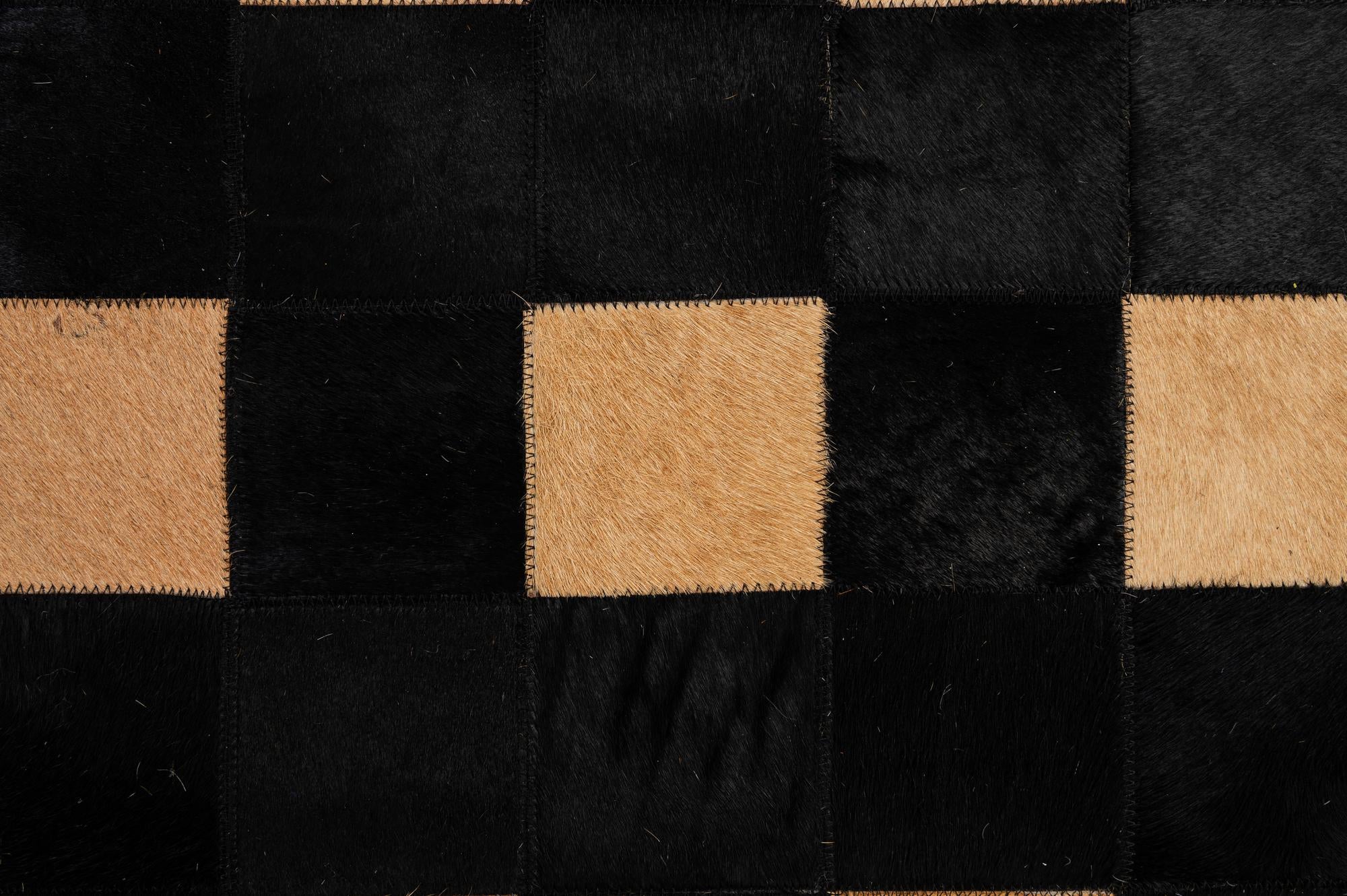 8' 1 x 9' 11 Cowhide - Patchwork Rug