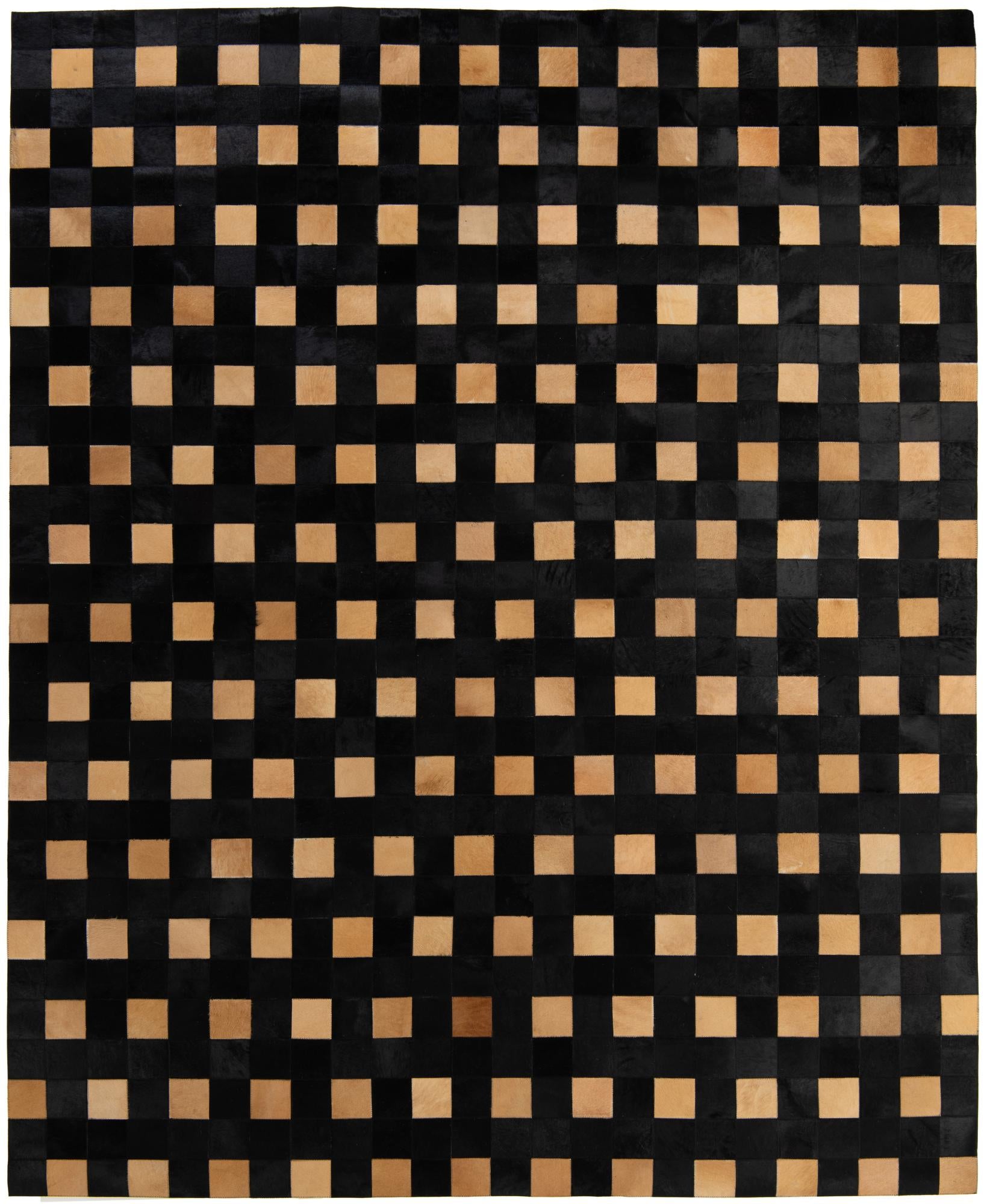 8' 1 x 9' 11 Cowhide - Patchwork Rug