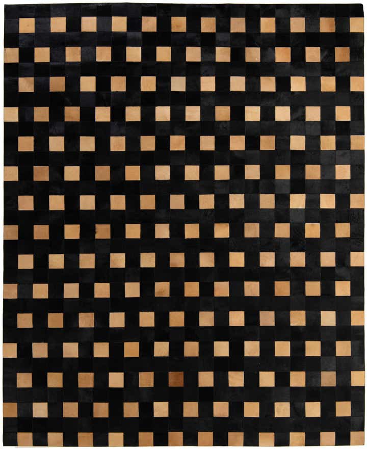 8' 1 x 9' 11 Cowhide - Patchwork Rug