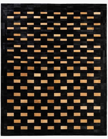 8' 1 x 10' Cowhide - Patchwork Rug