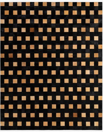 7' 11 x 9' 10 Cowhide - Patchwork Rug