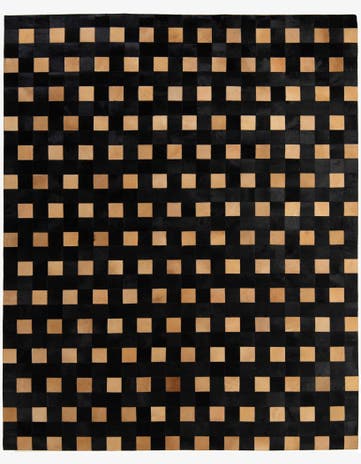 8' 1 x 9' 11 Cowhide - Patchwork Rug