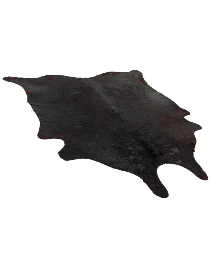 Detail image of 5' 7 x 6' 7 Cowhide Leather Freeform Rug