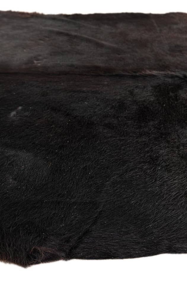 Detail image of 5' 7 x 6' 7 Cowhide Leather Freeform Rug