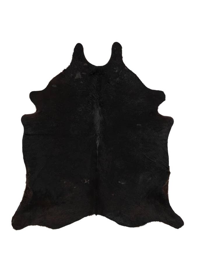 Detail image of 5' 7 x 6' 7 Cowhide Leather Freeform Rug