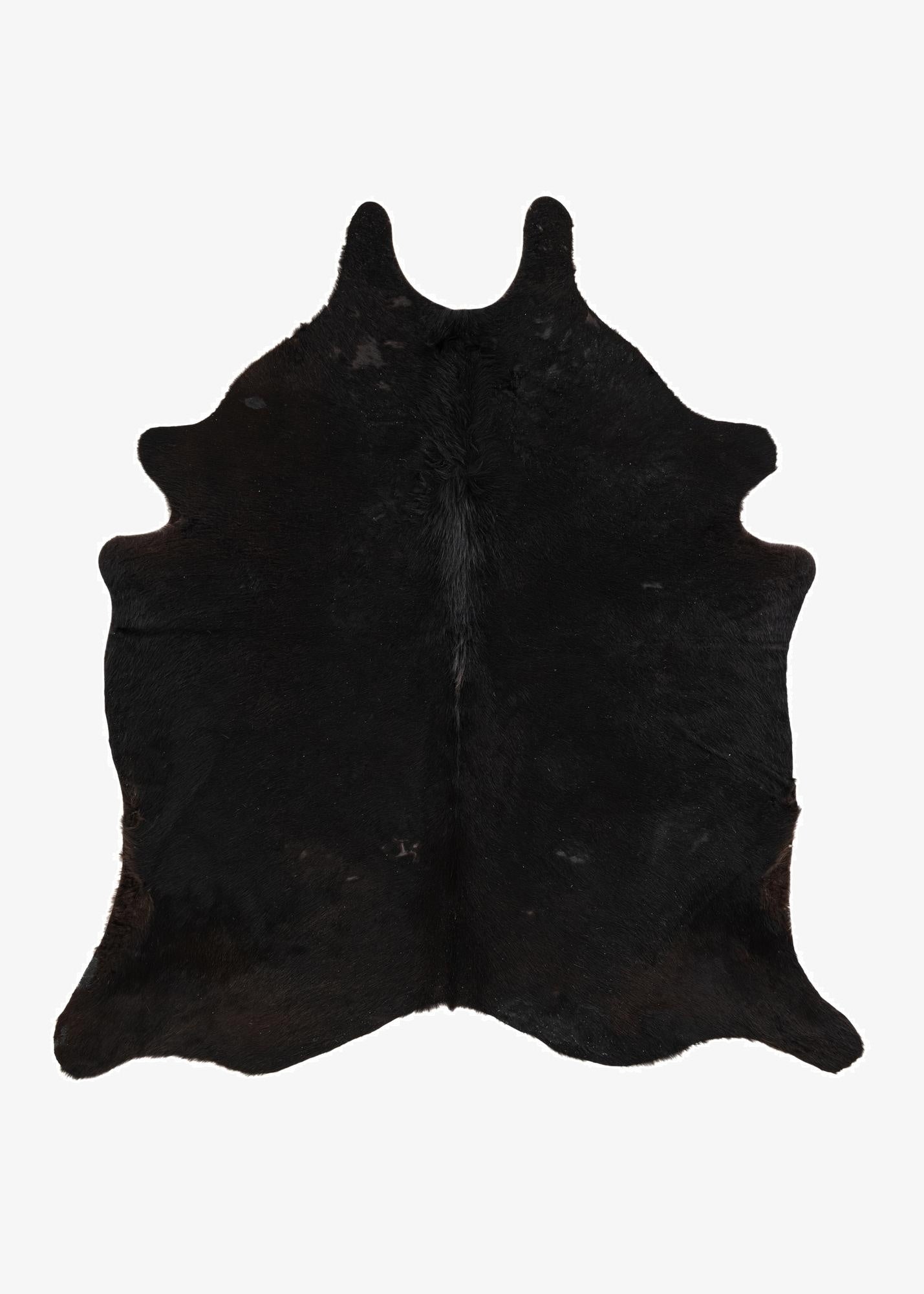 5' 7 x 6' 7 Cowhide Leather Freeform Rug