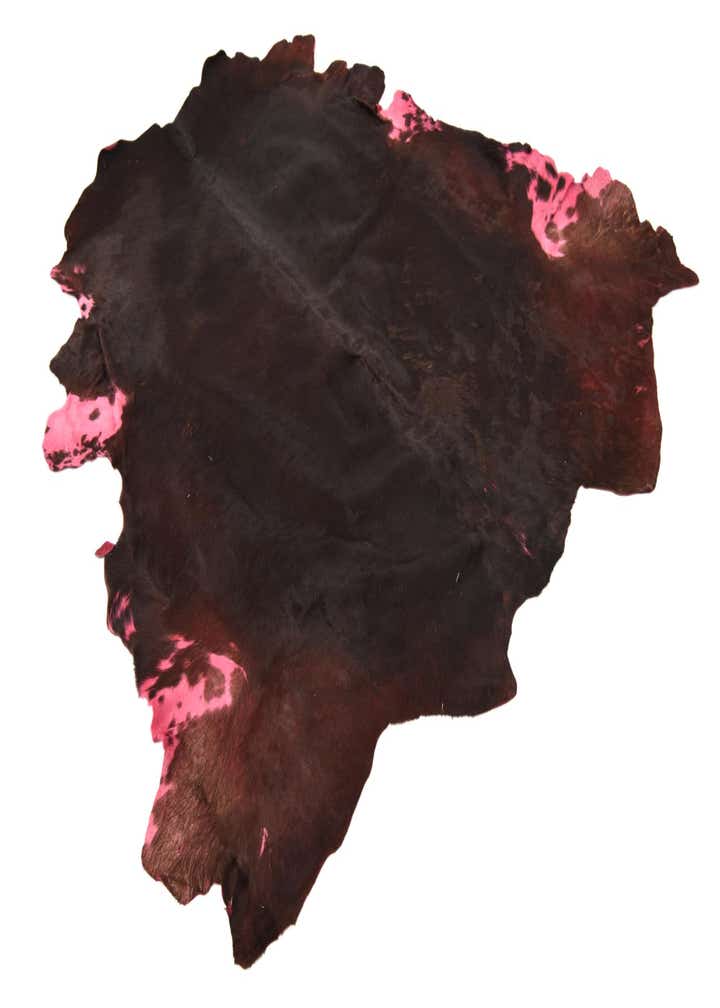4' x 4' 10 Cowhide Freeform Rug