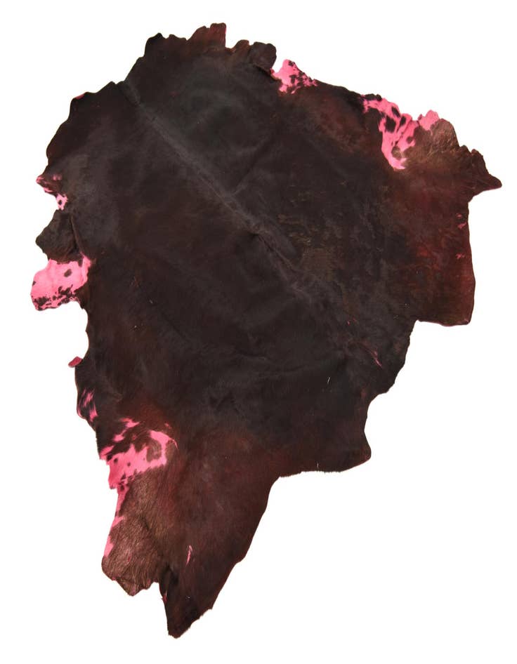 Detail image of 4' x 4' 10 Cowhide Freeform Rug