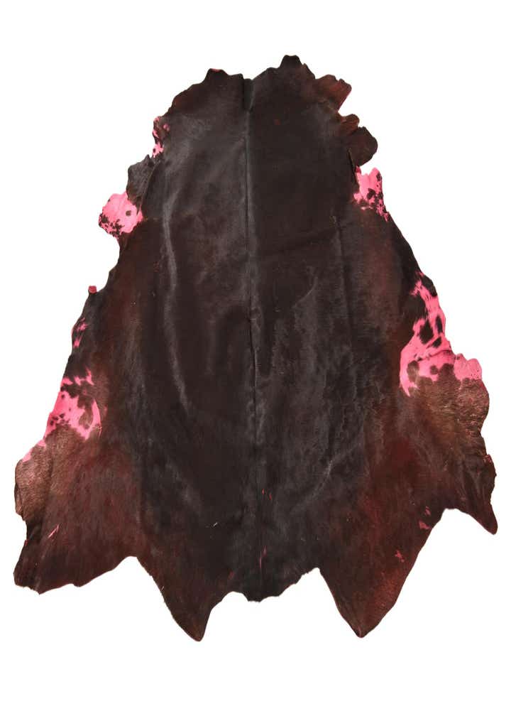 4' x 4' 10 Cowhide Freeform Rug