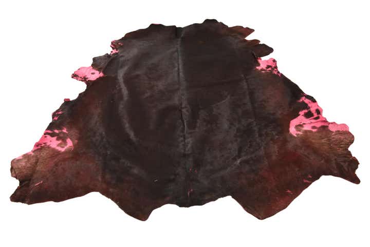 4' x 4' 10 Cowhide Freeform Rug