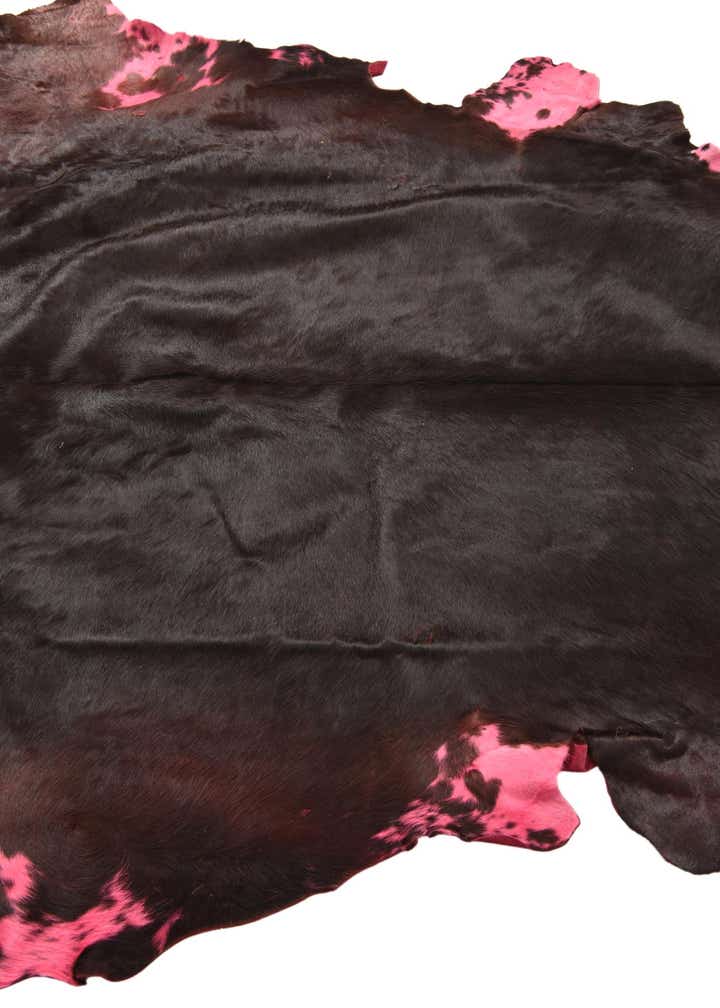 4' x 4' 10 Cowhide Freeform Rug