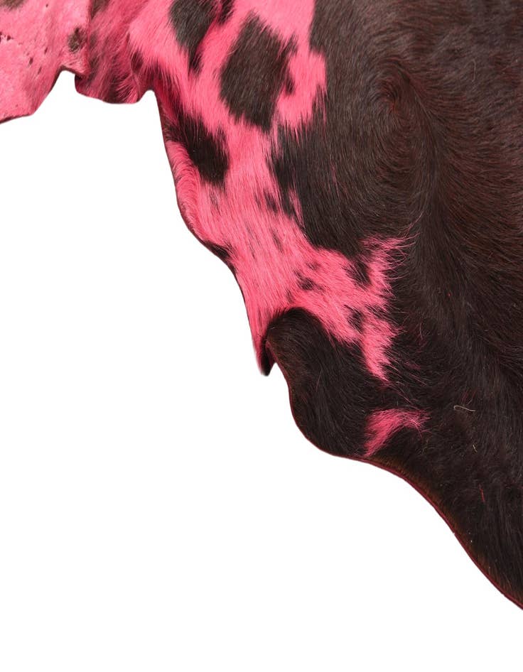 Detail image of 4' x 4' 10 Cowhide Freeform Rug