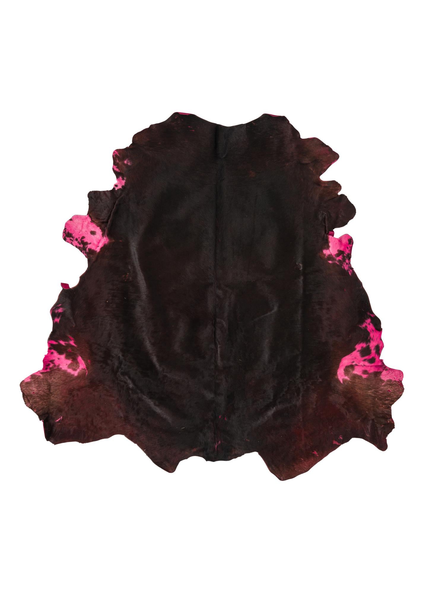 4' x 4' 10 Cowhide Freeform Rug