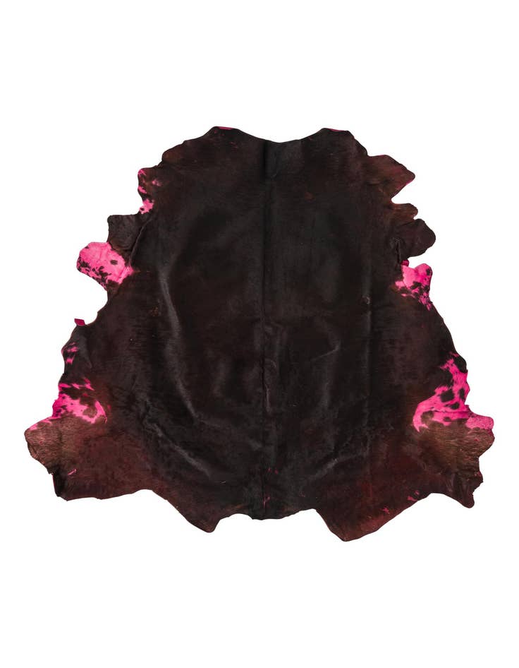 Detail image of 4' x 4' 10 Cowhide Freeform Rug
