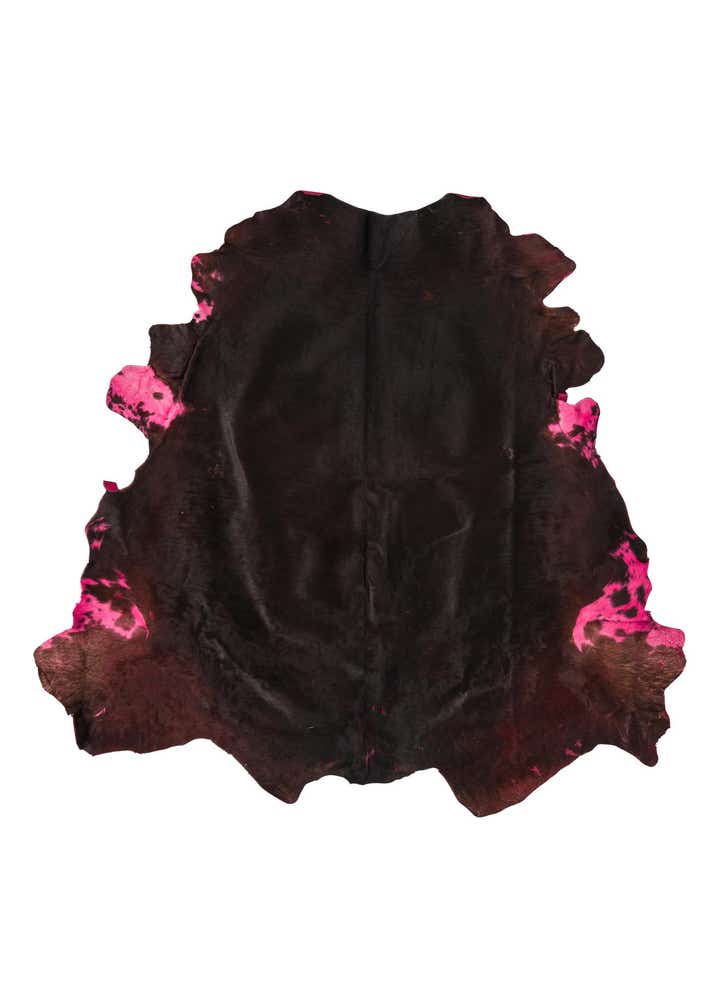 4' x 4' 10 Cowhide Freeform Rug