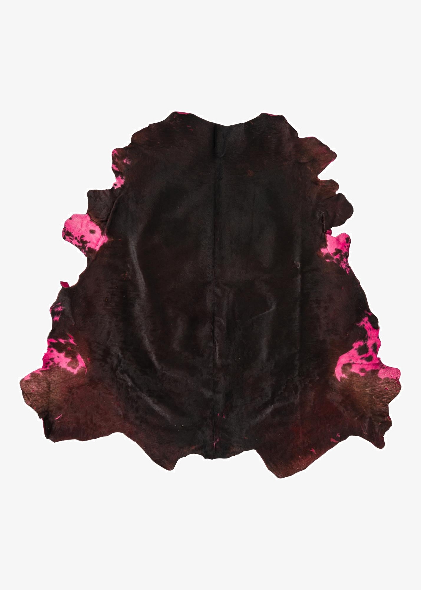 4' x 4' 10 Cowhide Freeform Rug