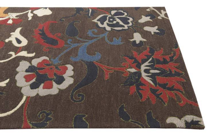 Detail image of 5' x 7' 10 Agra Wool Rug