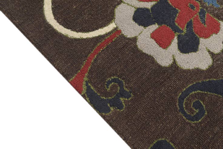 Detail image of 5' x 7' 10 Agra Wool Rug