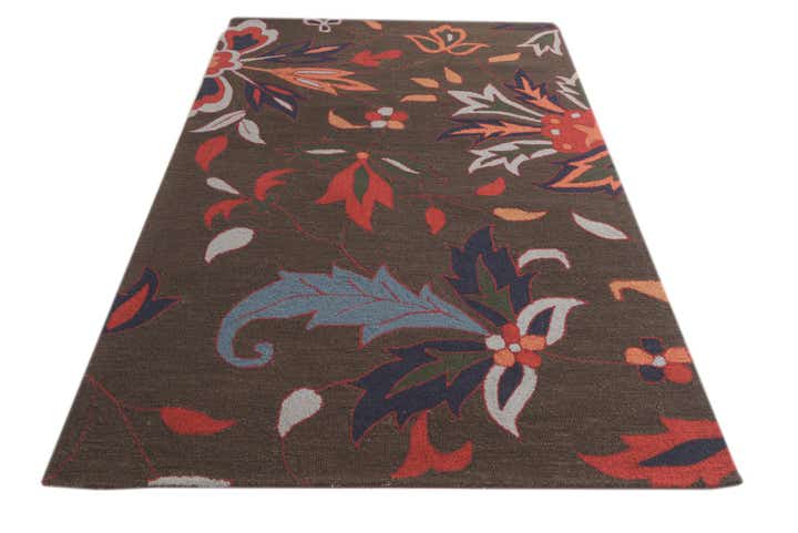 5' 1 x 8' Agra Wool Rug